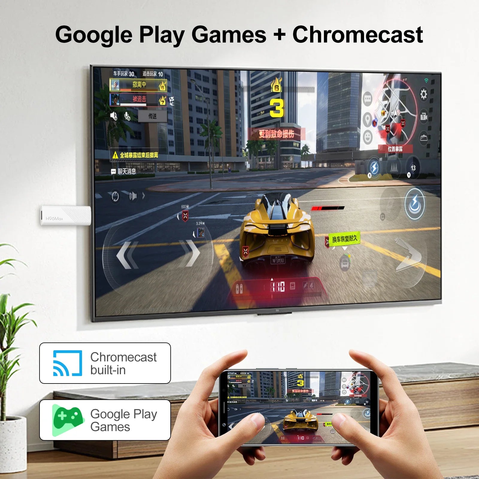 2024 New H96 MAX H313 Mini TV Stick Android 14 Smart TV Box Android14 2GB 16GB 8GB Wifi6 BT 4K HD Google Voice Media Player