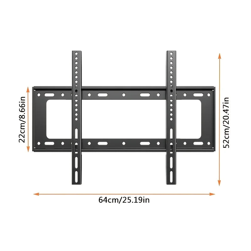BEISHI Universal TV Bracket Low Profile TV Wall Mount Fixed for Most 40"-85" Flat/Curved TVs with Max VESA 600X500mm Up to 70kg