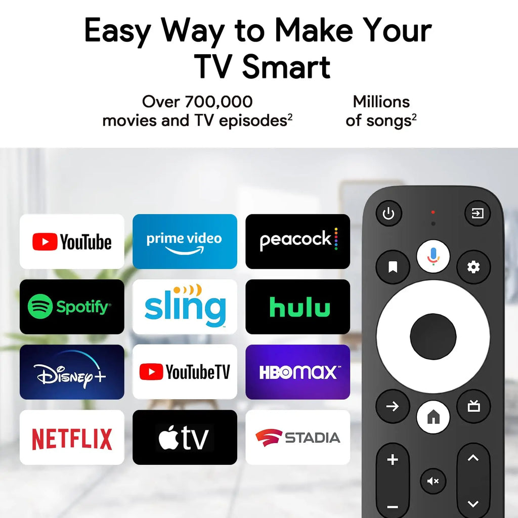 UBISHENG GD1 Google certified Android 11 4K BT Voice Remote S905Y4 AV1 2GB RAM 16GB ROM 5G WiFi Smart Android TV Box TV Stick