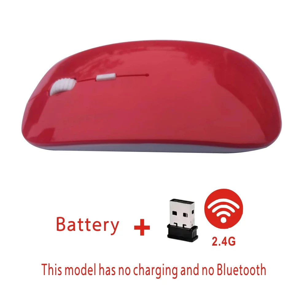 Rechargeable Bluetooth Mouse Wireless Dual Mode Electronics Silent Computer  gaming  Ergonomic Gamer 2.4 USB for PC Laptops