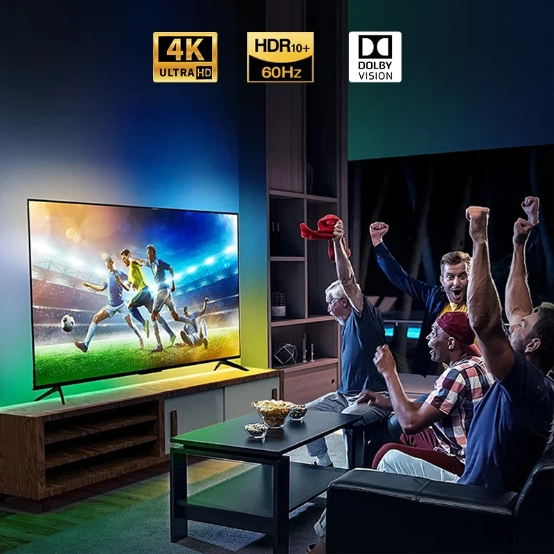 Ambient TV Backlight, TV Backlight LED Sync to Screen, WS2811 Led Strip Lights, One-Key Quick Sync Gaming Light, for 40-85 In TV