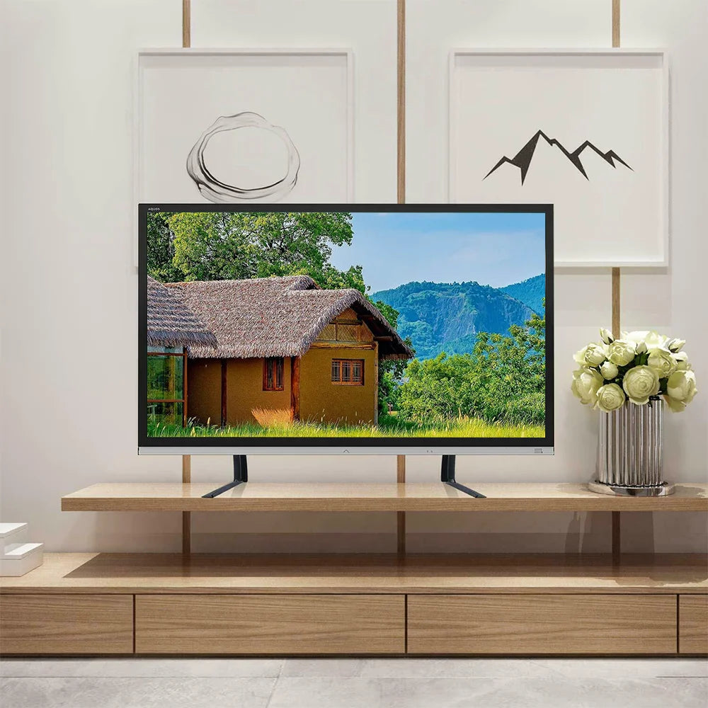TV Bracket for 32-75 in TV Table Top TV Stand Height Adjustable Universal TVs Screen Monitor Bracket TV Feet