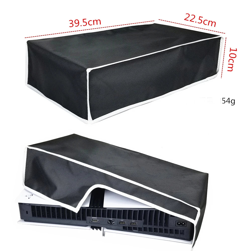 Horizontal Dustproof Sleeve for PS5 Pro Gaming Console Anti-Scratch Protective Cover Oxford Cloth Protective Sleeve Accessories