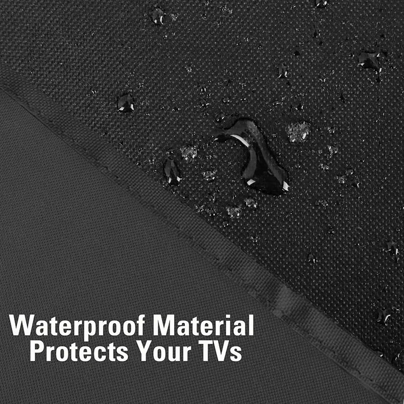 22" To 100" Outdoor TV Cover 90 85 75 65 55 43 40 32inch Outside TV Case Dust Waterproof Television Screen Protection TV Bag