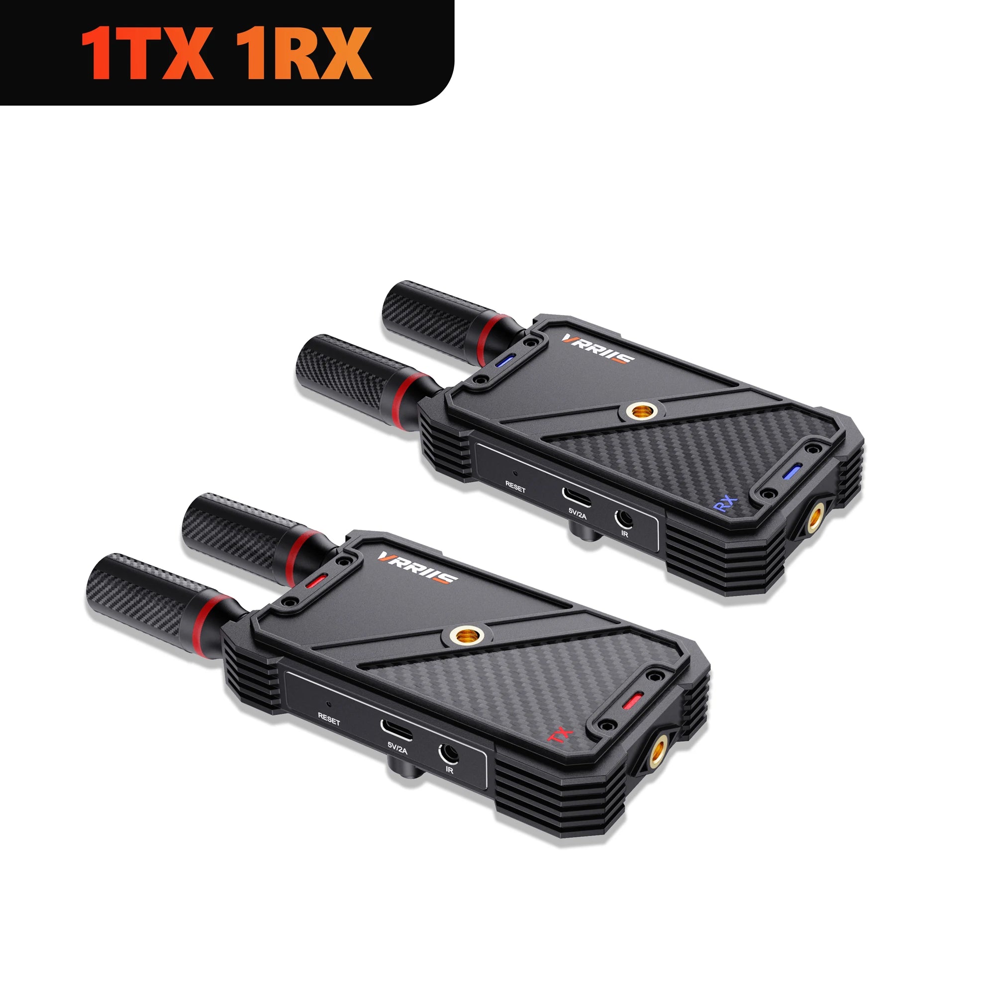 VRRIIS 400M 1080P Wireless Hdmi Extender Video Transmitter Receiver for For Camera Laptop Projector TV Box PS4 Streaming To TV