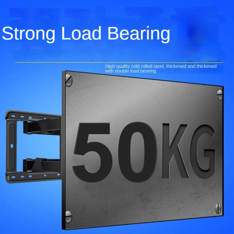 Sliding TV Wall Mount for 32-80" TVs Full Motion Articulating 6 Arms, Easy TV Centering, Max VESA 600x400mm, 1Max Load 176 lbs