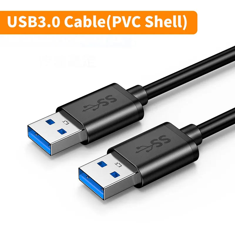 Unnlink USB 3.0 Cable Type A Male to Male Cable 3.0 2.0 Extender 0.5m 1m 1.5m 2m for Hard Drive TV Box Laptop