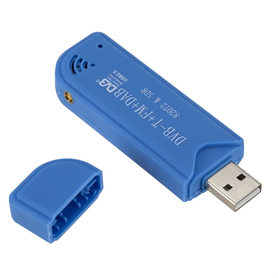 Digital RTL2832U & 820T2 SDR USB 2.0 TV Stick Tuner FC0012 DVB-T + DAB + FM SDR TV Receiver Dongle With Antenna TV accessories