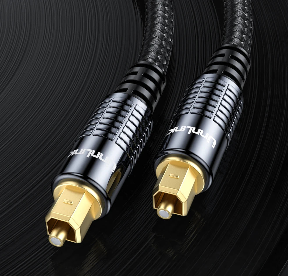 Unnlink SPDIF Optical Audio Cable Digital HIFI 5.1 Toslink Cable for TV box PS4 Speaker Blu-ray Xbox 360 Amplifier Subwoofer