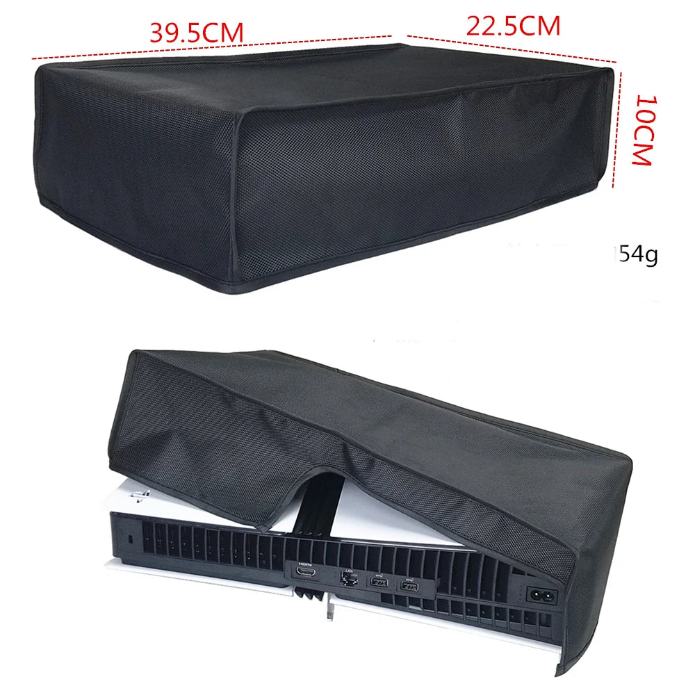 Horizontal Dustproof Sleeve for PS5 Pro Gaming Console Anti-Scratch Protective Cover Oxford Cloth Protective Sleeve Accessories